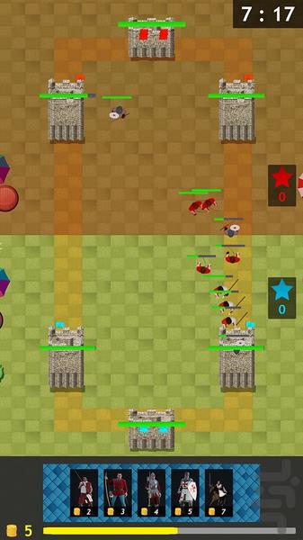 بازی جنگ سلطنتی - Gameplay image of android game
