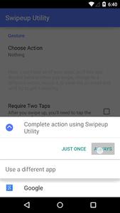 Swipeup Utility - Image screenshot of android app