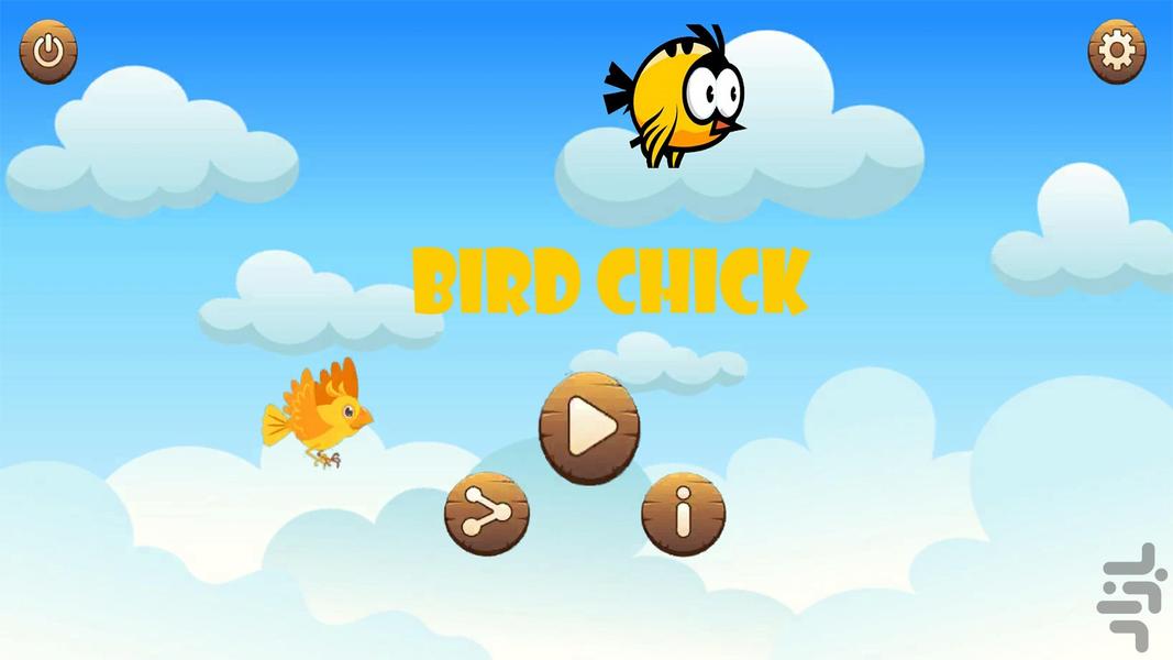 Bird chick game - Gameplay image of android game