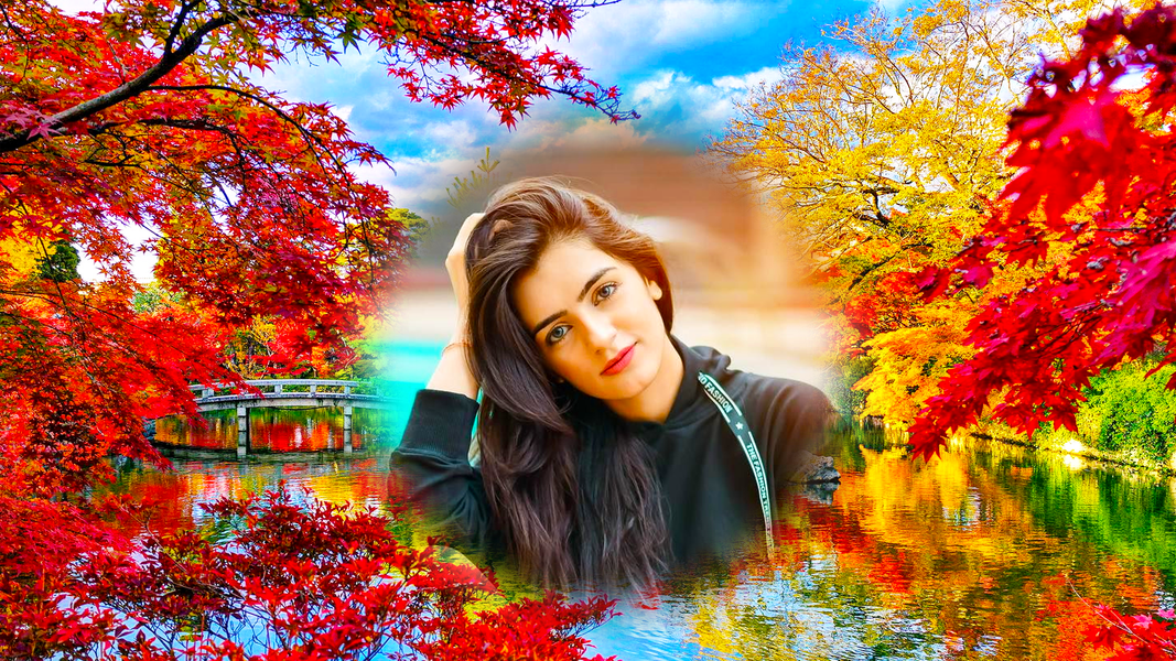 Nature Photo Frames & Editor - عکس برنامه موبایلی اندروید
