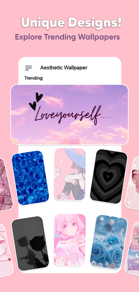 Aesthetic Wallpaper for Girls - عکس برنامه موبایلی اندروید