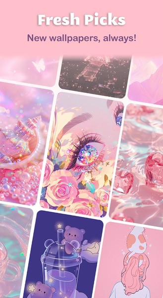 Aesthetic Wallpaper for Girls - عکس برنامه موبایلی اندروید