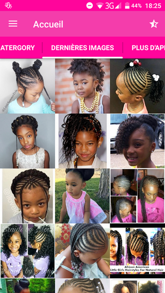 Kids hair store style girl