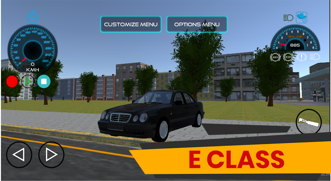 City Mercedes E Class DRIFT&DR - عکس بازی موبایلی اندروید