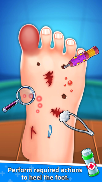 Foot Surgery Games Offline - عکس بازی موبایلی اندروید