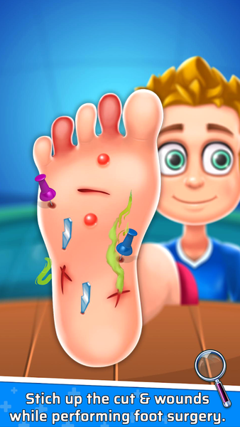 Foot Surgery Games Offline - عکس بازی موبایلی اندروید