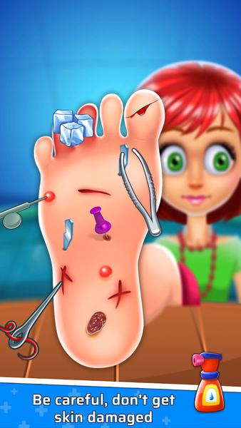 Foot Surgery Games Offline - Gameplay image of android game