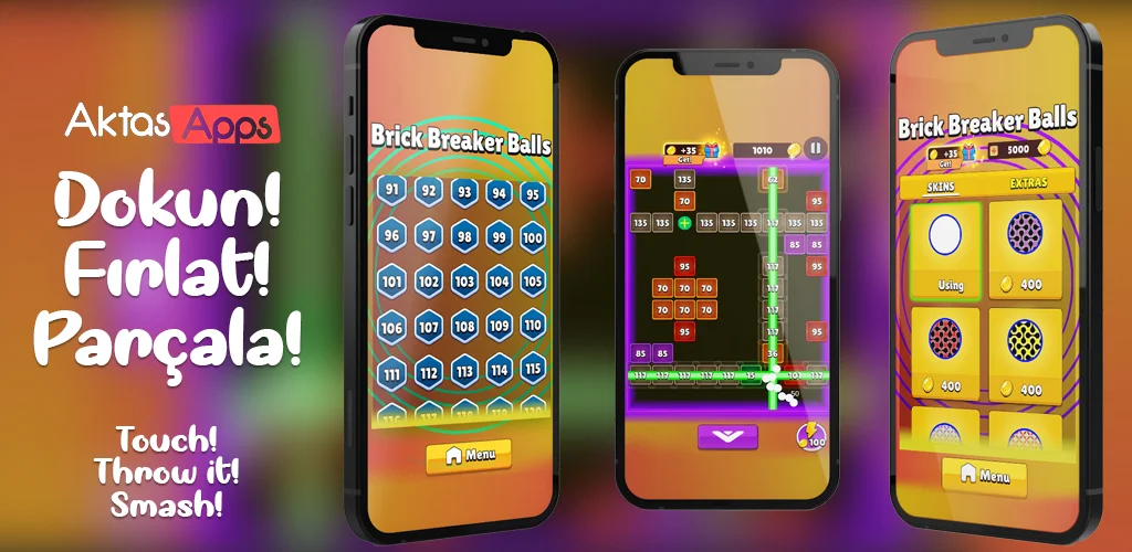Brick Breaker Balls - عکس بازی موبایلی اندروید