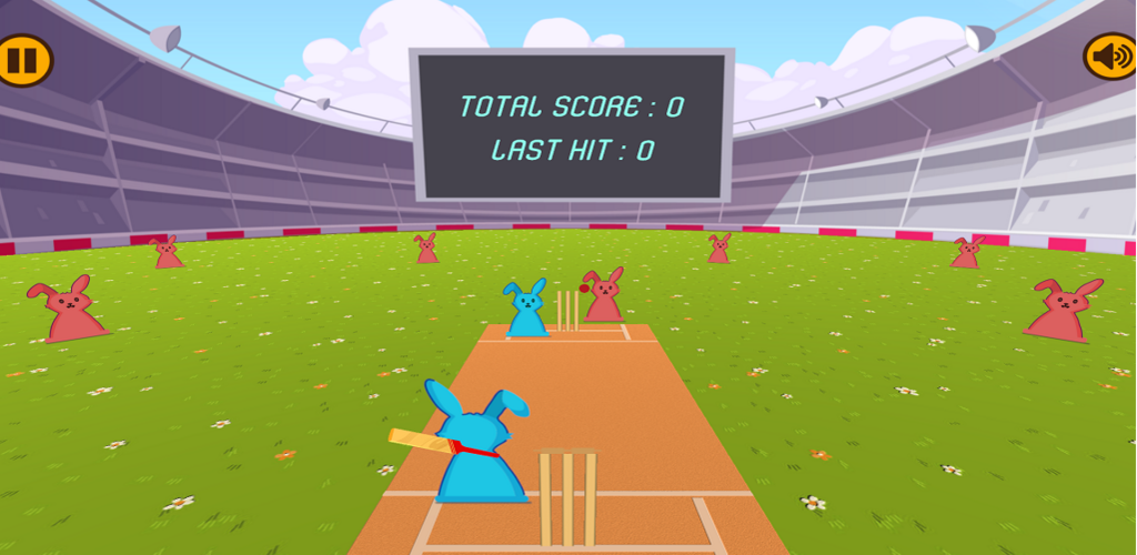 Bat Ball Cricket - Gameplay image of android game