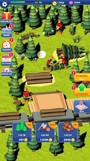 Lumber Inc Mill Idle Farm - عکس برنامه موبایلی اندروید