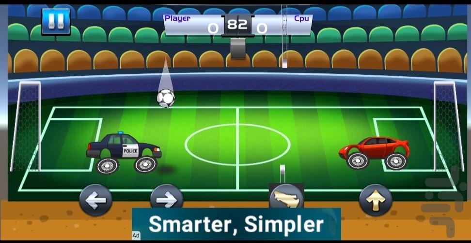 Cars football - Gameplay image of android game