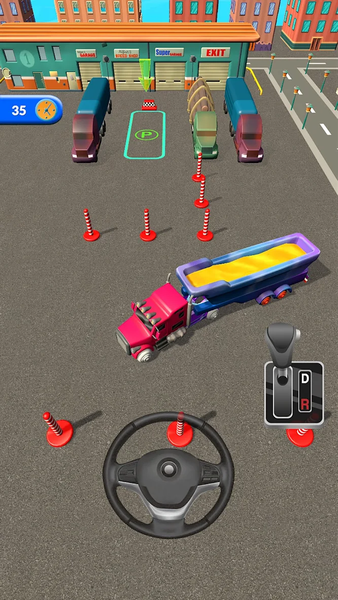Parking Zone 3D - Gameplay image of android game