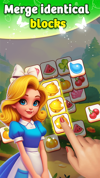 Alice's Tile Story: Garden - Gameplay image of android game