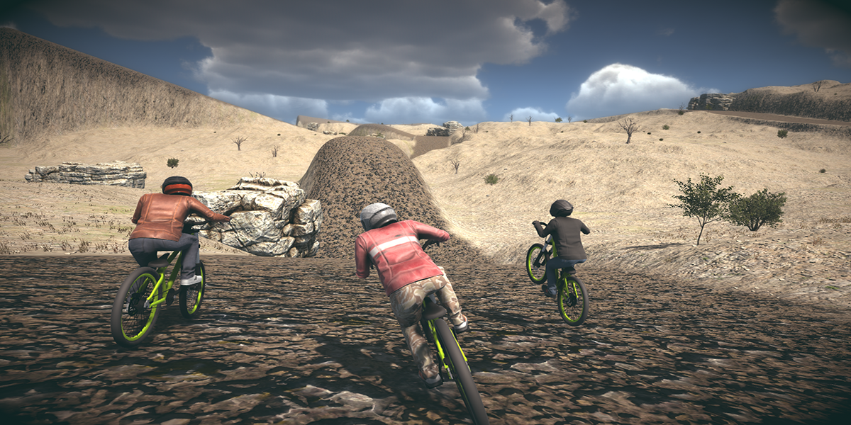 Offroad BMX Cycle Bike Stunts - Gameplay image of android game