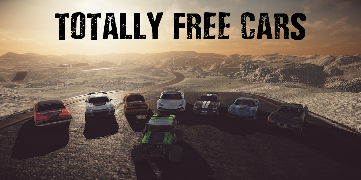 Desert SuperCar Racing Trucks - Gameplay image of android game