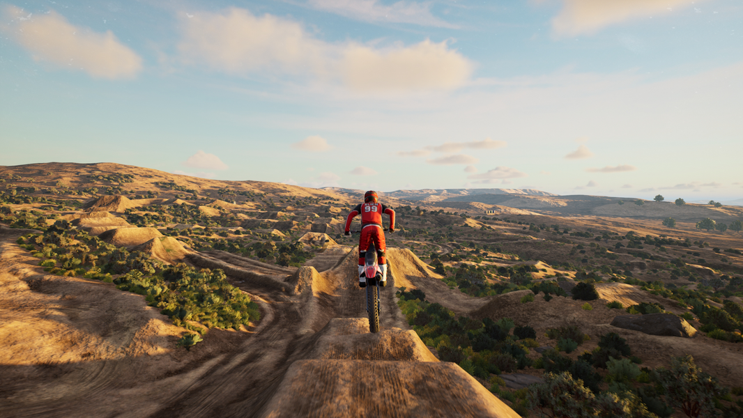 Desert Motocross Bike Stunts - Image screenshot of android app