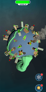 Planets And Meteors - Gameplay image of android game