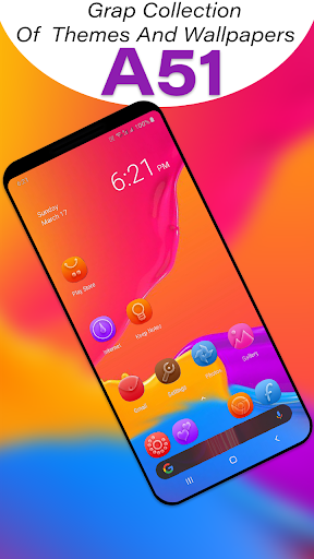 Themes for Galaxy A51: Galaxy A51 Launcher - عکس برنامه موبایلی اندروید