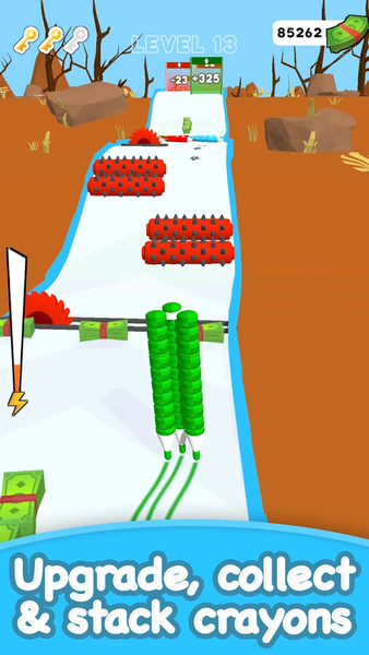 Crayon Rush - Gameplay image of android game