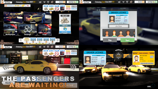 Amazing Taxi Simulator V2 2019 - عکس بازی موبایلی اندروید