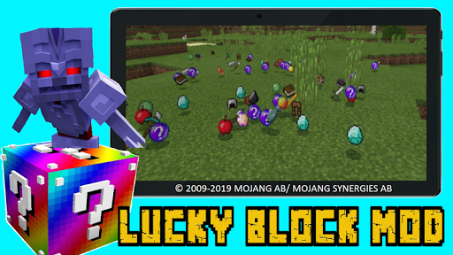 Lucky Block mod - Gameplay image of android game