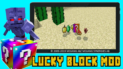 Lucky Block mod - Gameplay image of android game