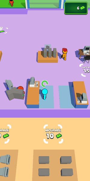 Computer idle mart - Gameplay image of android game