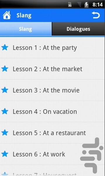 American Slang and idioms - Image screenshot of android app