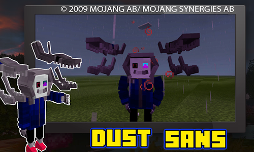 Dust Sans Undertale Mod for Minecraft PE APK for Android Download