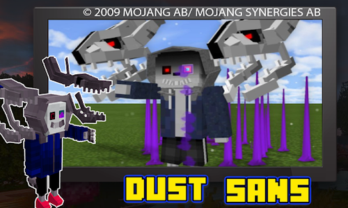 Dust Sans Undertale MCPE - Minecraft Mod APK for Android Download