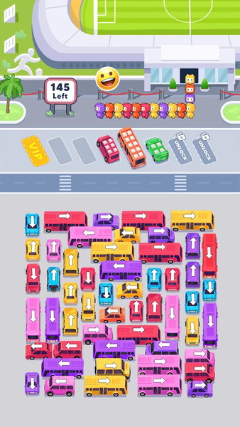 Bus Jam: Parking Games - عکس بازی موبایلی اندروید