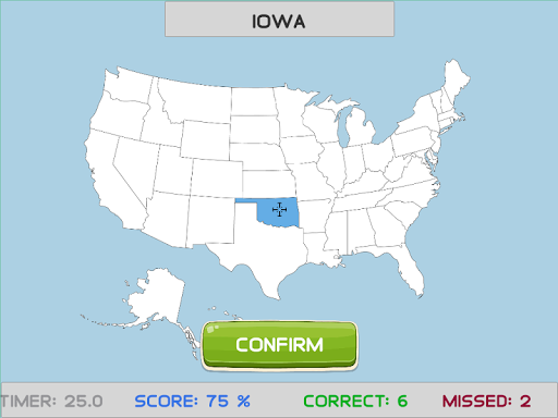 Geography Map Trainer - Image screenshot of android app