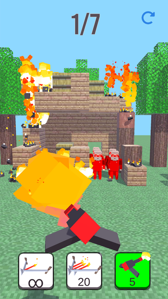 Burn It Down! Destruction Game - عکس بازی موبایلی اندروید