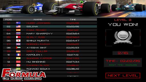 Formula Car Racing Simulator - عکس بازی موبایلی اندروید