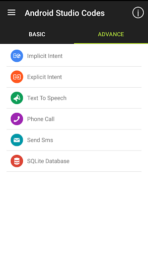 Android Studio Codes | App Act - عکس برنامه موبایلی اندروید