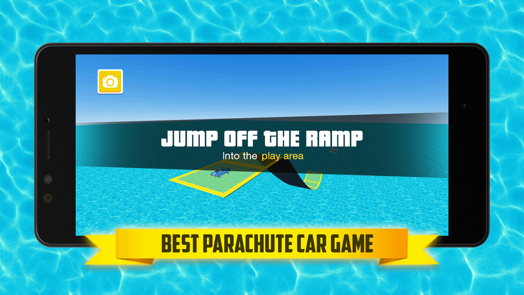 Parachute Car Dart - Gameplay image of android game