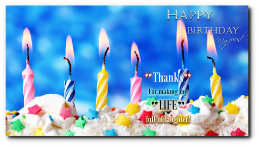 Birthday Cards & Cake Wishes - عکس برنامه موبایلی اندروید