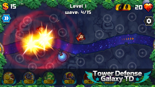 Tower Defense: Galaxy TD - عکس بازی موبایلی اندروید
