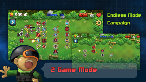 Galaxy War Tower Defense - Gameplay image of android game