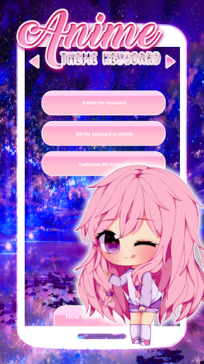 Anime Theme Keyboard - Image screenshot of android app