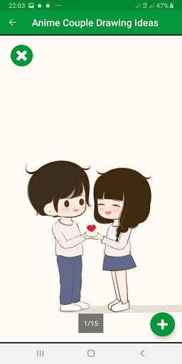 Cute Anime Couple Sketch GIF  GIFDBcom