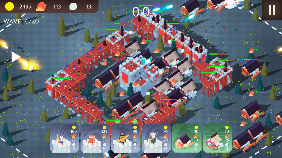 North Kingdom: Siege Castle - Gameplay image of android game