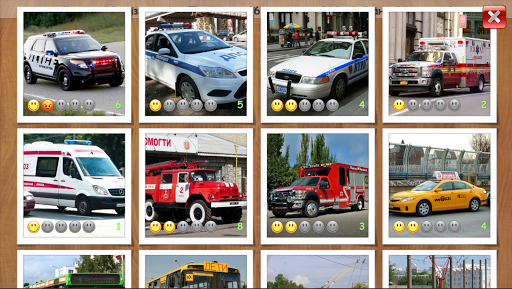 Vehicle puzzle - cars for kids - عکس بازی موبایلی اندروید