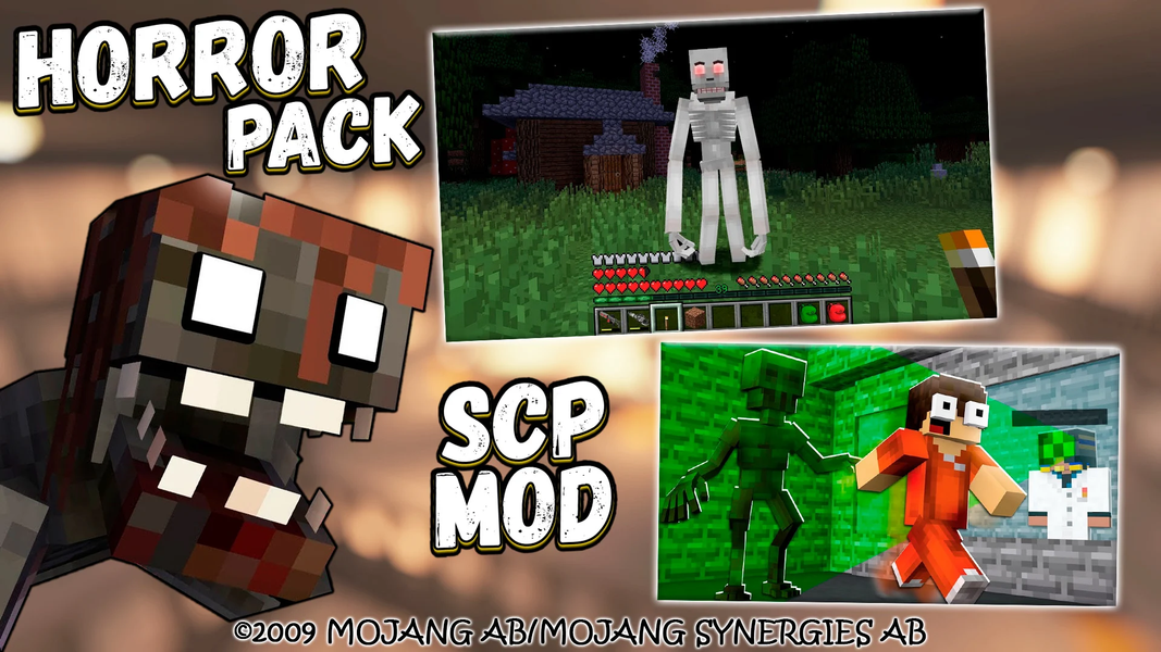 Mod SCP Mobs [Map+Skins] - Image screenshot of android app