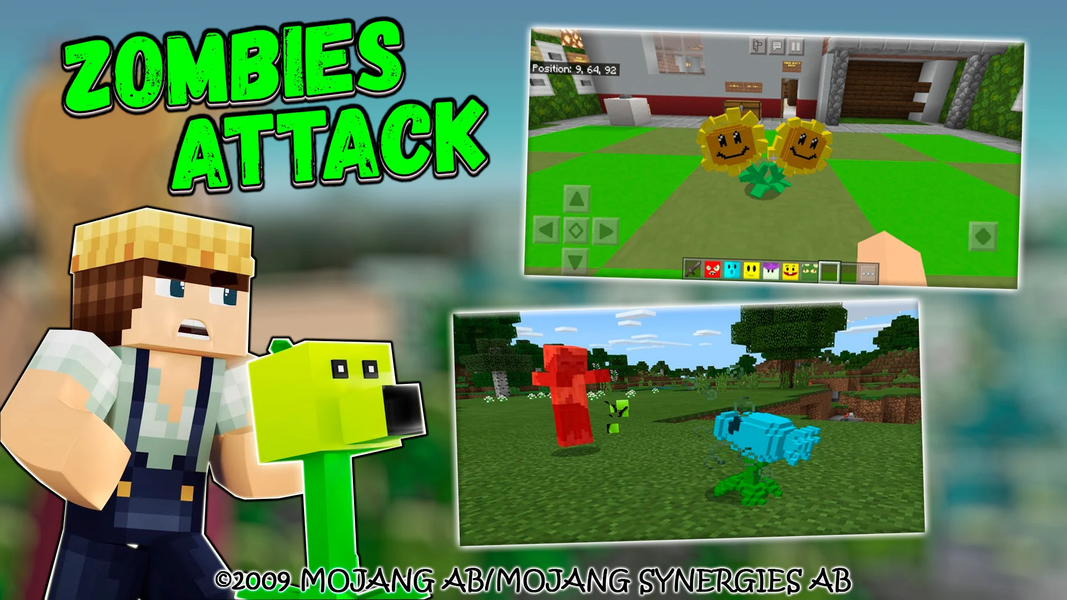 Mod Zombie Against All [MCPE] - عکس برنامه موبایلی اندروید