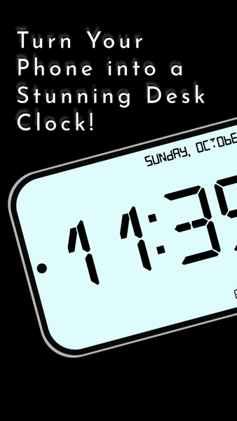 Nothing Desk Clock - عکس برنامه موبایلی اندروید