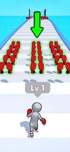 Level Up Runner - Gameplay image of android game