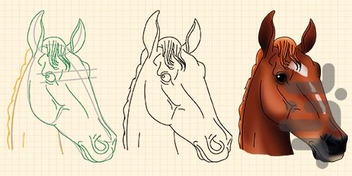 Design of horses - Image screenshot of android app