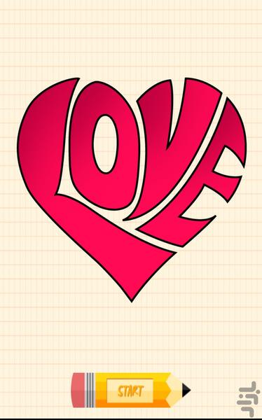 آموزش طراحی انواع قلب - Image screenshot of android app