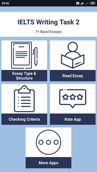 IELTS Writing Task 2- IELTS Es - Image screenshot of android app